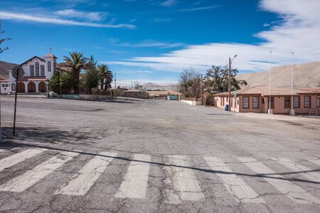 Empty streets in the former mining town of Chuquicamata, which has been abandoned since 2007.