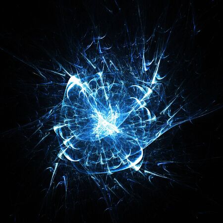 blue explosion star