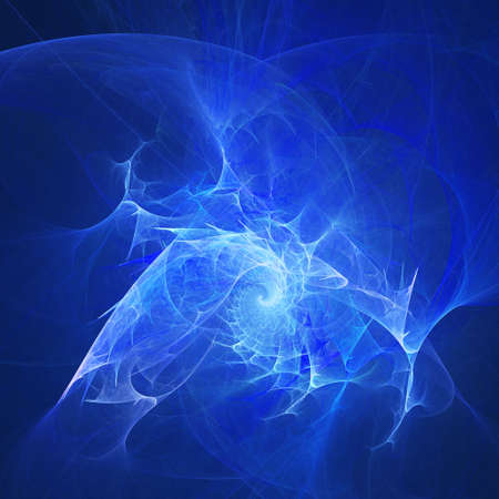 abstract chaos blue rays on dark backgroundの写真素材