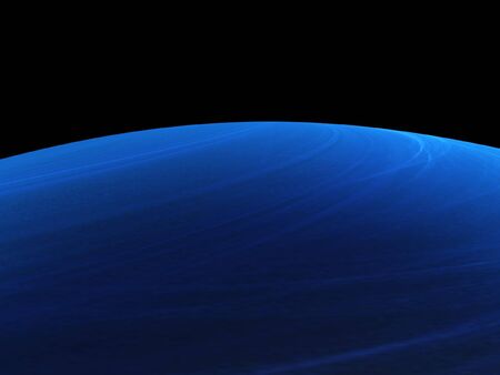 planet surface isolated on dark backgroundの写真素材