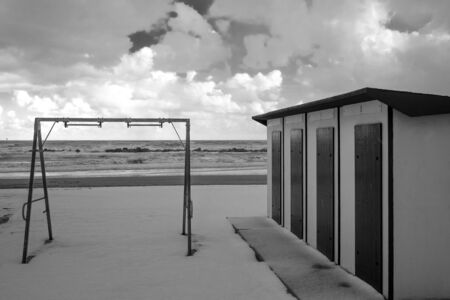 Snowy beachの写真素材