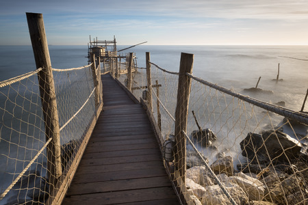 Il Trabocco Turchino (Abruzzo, Italy)の写真素材