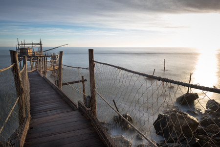 Il Trabocco Turchino (Abruzzo, Italy)の写真素材