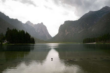 Lake Dobbiacoの写真素材