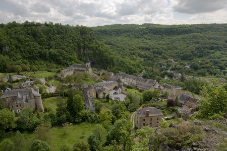 This is one of the most beautiful village in France.の写真素材