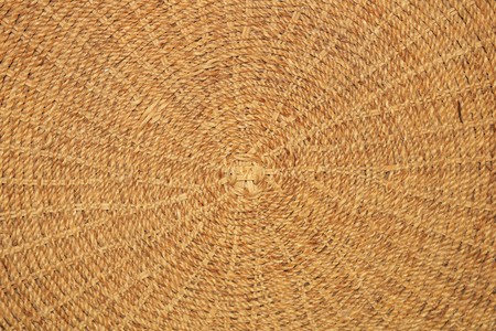 Woven twine spiral background.