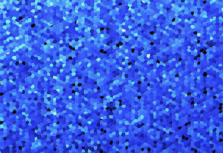 Blue mosaic tiles abstract background.の写真素材
