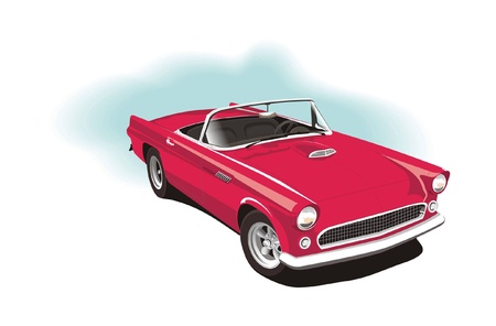 classic carのイラスト素材
