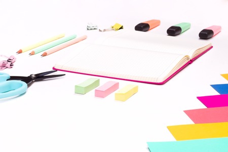 diy office school planner stationery setの写真素材