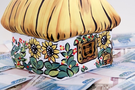 House on moneyの写真素材