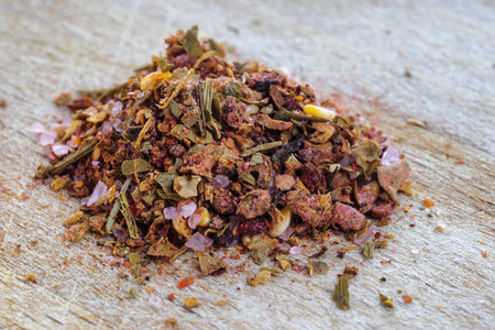 Aromatic adjika seasoning for meat and fish dishes