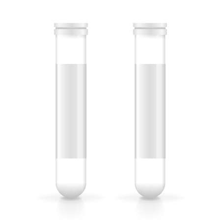 Vitamin realistic bottle in 3d style. Spray bottle icon. White background, isolated. 3d vector. Mock up, template. White box mockup. Product template. Vector illustration.のイラスト素材