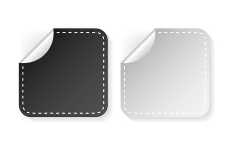 Sale stickers design template modern style for business finance and promotion. Discount label. Vector illustration.のイラスト素材