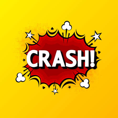 Comic word Boom. Comics speech bubble template. Cartoon style comic dialog cloud. Pop art explosion. Vector illustration.のイラスト素材