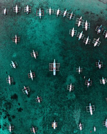 El Nido, The Philippines - Aerial Photographyの写真素材