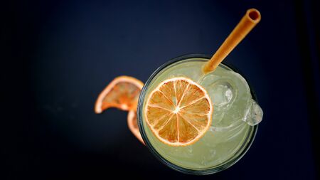 Drink with orangeの写真素材