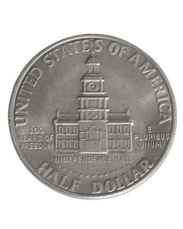                    1976 half dollar backの写真素材