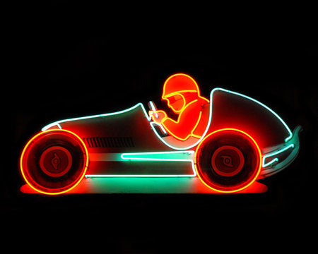 neon carの写真素材