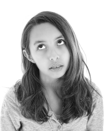 teen emotionの写真素材