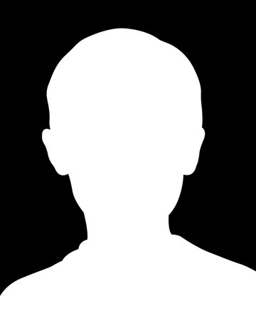 child silhouette with clip-pathの写真素材