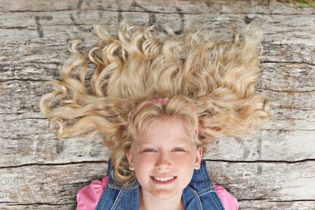cute little girlの写真素材