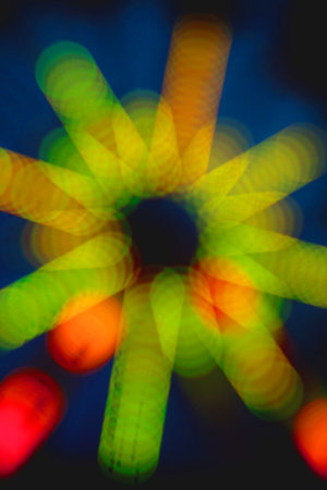 neon lightsの写真素材