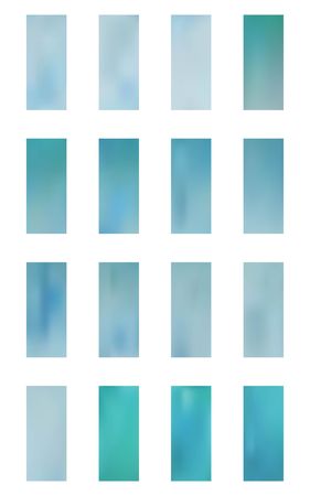 A lot of art background pictures. Illustration, bright. Professional hi-res and fresh. Sky blue color. Colorful new art.のイラスト素材