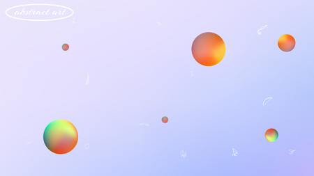 Space background. Professional hi-res and fresh. Illustration, blend. Stars, planets, signs. Colorful new space pattern.のイラスト素材