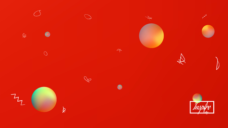 Cool space fantasy. Background texture, blend. Liquid colorific illustration.  Red colored background.  Crisp colorful new abstraction. Colorful selected stars background.のイラスト素材