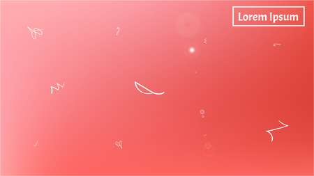 Fresh space fantasy. Background texture, light. Elementary colorific illustration.  Coral colored background.  Clear colorful new abstraction. Colorful good background theme.のイラスト素材