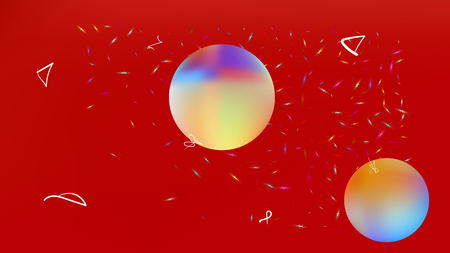 Cool space fantasy. Background texture, blend. Plain colorific illustration.  Red colored background.  Fresh colorful new abstraction. Colorful universe new texture light.のイラスト素材
