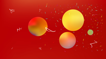 Crisp space fantasy. Background texture, blend. Elementary colorific illustration.  Red colored background.  Pristine colorful new abstraction. Colorful universe new stars background texture.のイラスト素材