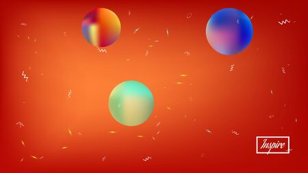 Net space fantasy. Background texture, unused. Minimal colorific illustration.  Red colored background.  Clear colorful new abstraction. Colorful new stars design.のイラスト素材