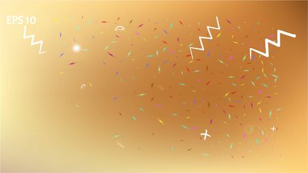 New space fantasy. Background texture, modern. Common colorific illustration.  Gold colored.  New colorful new abstraction. Colorful  funny cosmos bacgroundのイラスト素材