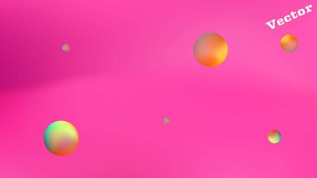 Pure space fantasy. Background texture, light. Funny colorific illustration.  Pink colored background.  New colorful new abstraction. Colorful space background theme.のイラスト素材