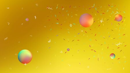 Recent space fantasy. Plain colorific illustration.  Background texture, chilly. Gold colored.  Crisp colorful new abstraction. Colorful new space pattern.のイラスト素材