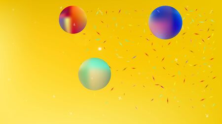 Breezy space fantasy. Background texture, blend. Creative colorific illustration.  Yellow colored background.  Crisp colorful new abstraction. Colorful new stars texture.のイラスト素材