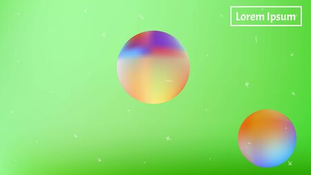 Pristine space fantasy. Background texture, unused. Common colorific illustration.  Lime colored background.  Pristine colorful new abstraction. Colorful new background cosmos abstraction.のイラスト素材