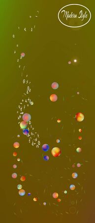 Net space and signs confetti. Professional colorific illustration. Background bright. A good Ultra Wide background. Colorful cool abstraction. Fancy colored theme.のイラスト素材