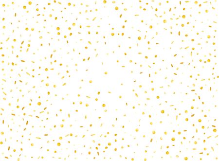 Golden 3d hexagonal galaxy. Confetti new background trendy. Wonderful confetti background texture.のイラスト素材