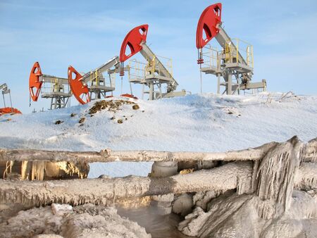 Problem of ecology in oil industry.の写真素材