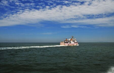 Ships at seaの写真素材