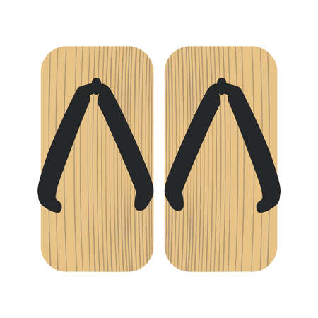 Japanese traditional shoes geta