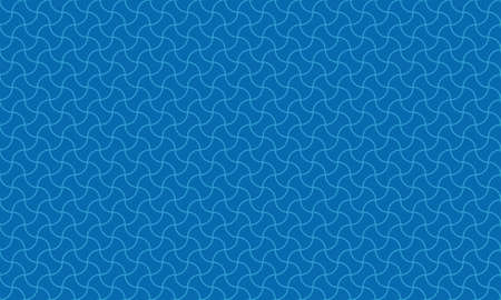 Traditional Japanese Pattern FUNDOTSUNAGI Blue color