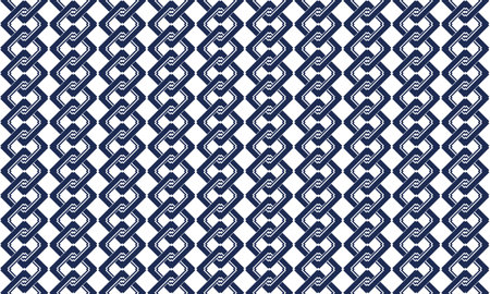 Traditional Japanese Pattern â€œKOMOCHIYOSHIWARATSUNAGIâ€ Navy blue color
