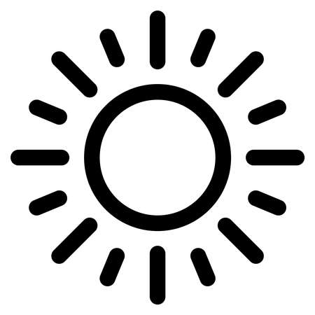 Sunny sign icon vector illustrationのイラスト素材