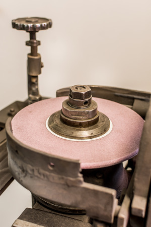 Workshop master grinding machineの写真素材