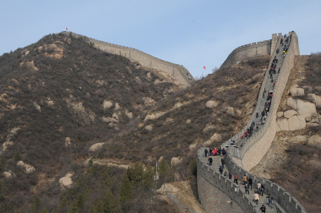 Badaling Great Wall of water clearanceのeditorial素材