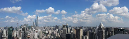 shanghai cityscape scenicのeditorial素材