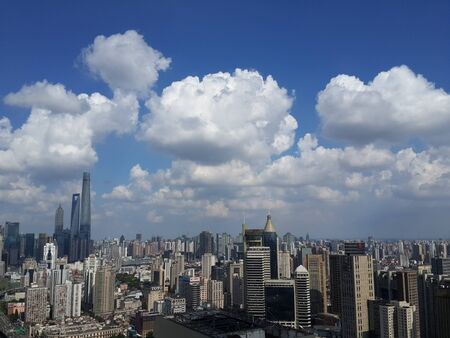 shanghai cityscape scenicのeditorial素材